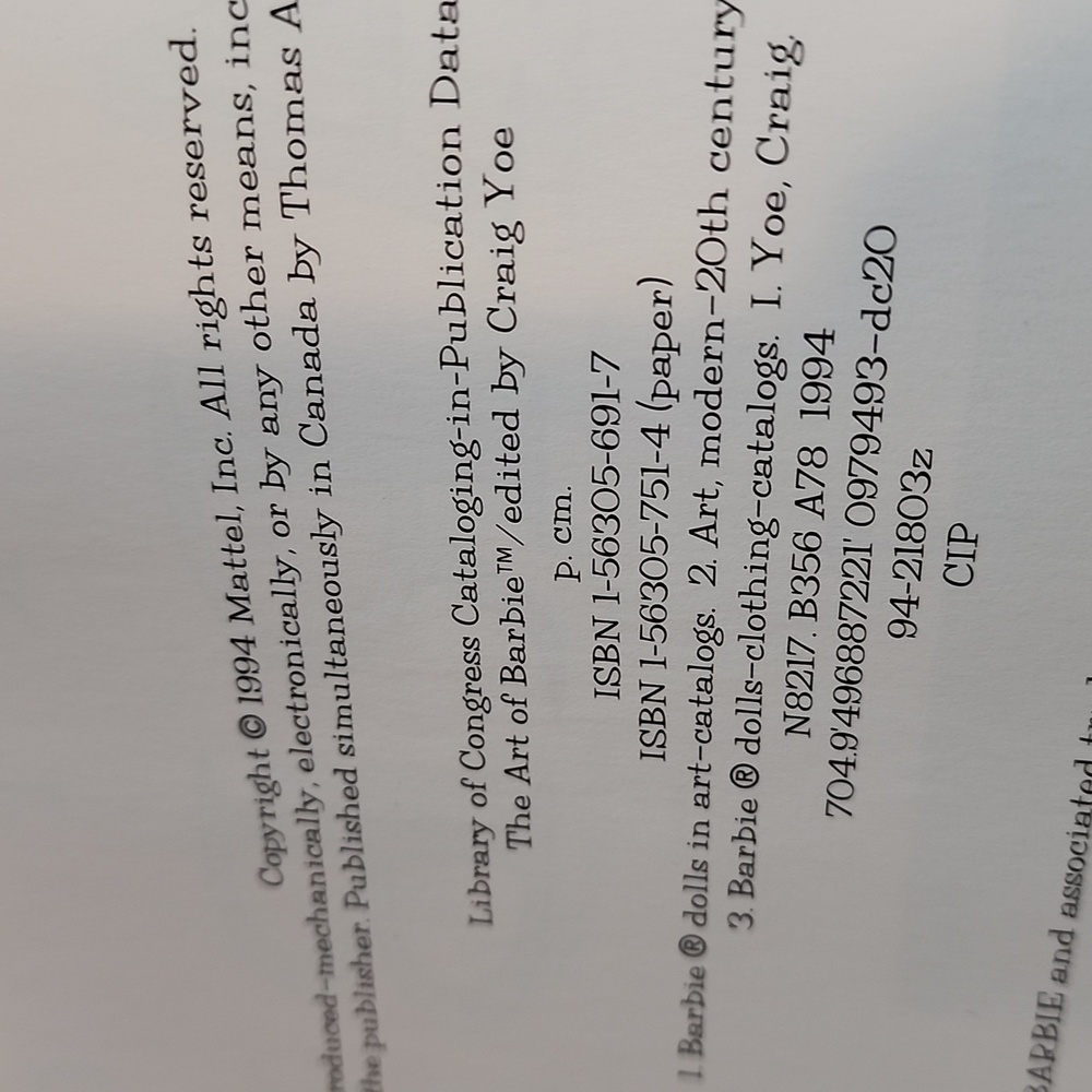 💫The Art of Barbie💫 Vintage Barbie coffee table book fashion art photography - Picture 7 of 9